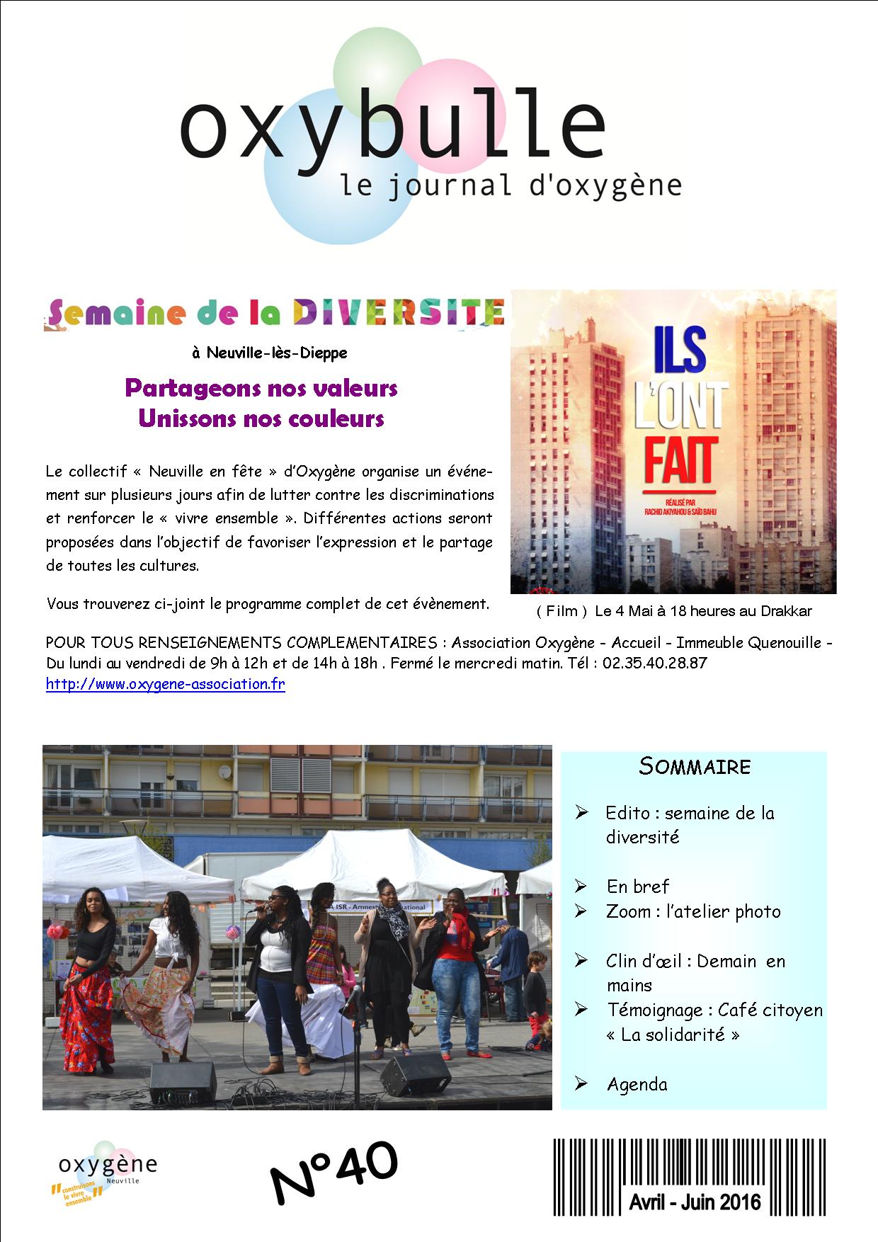 Maquette journal 40